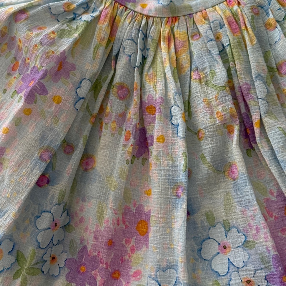 Morley Multicolor Girls Floral Skirt sz 8 - Picture 8 of 11